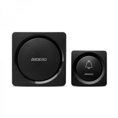 Фото Дзвінок дверний безпровідний Ardero E-401 38 мелодій чорний  - Магазин MASMART