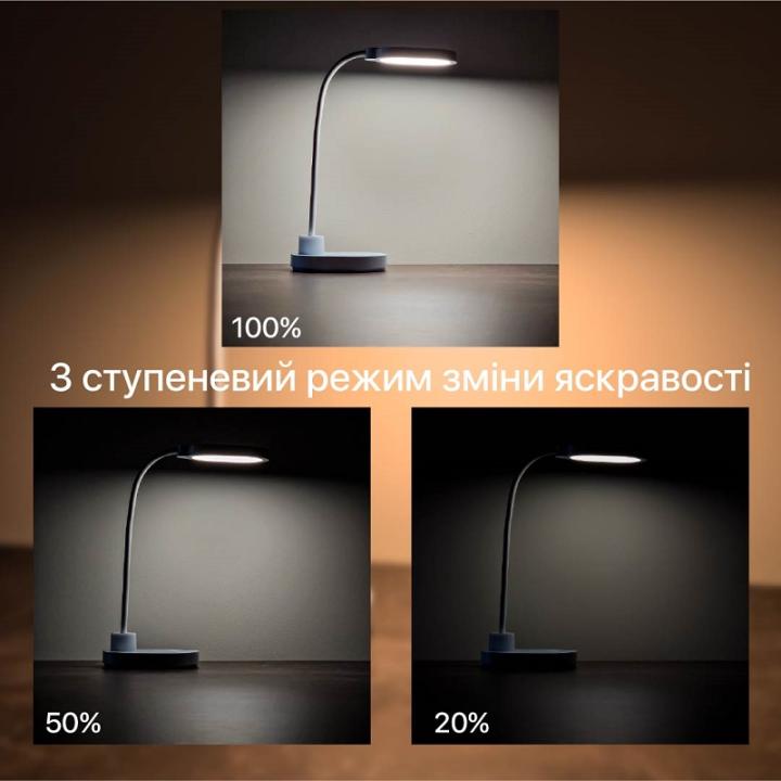 Фото Світильник настільний акумуляторний LED Violux ASPEN 6W білий 540003  - Магазин MASMART