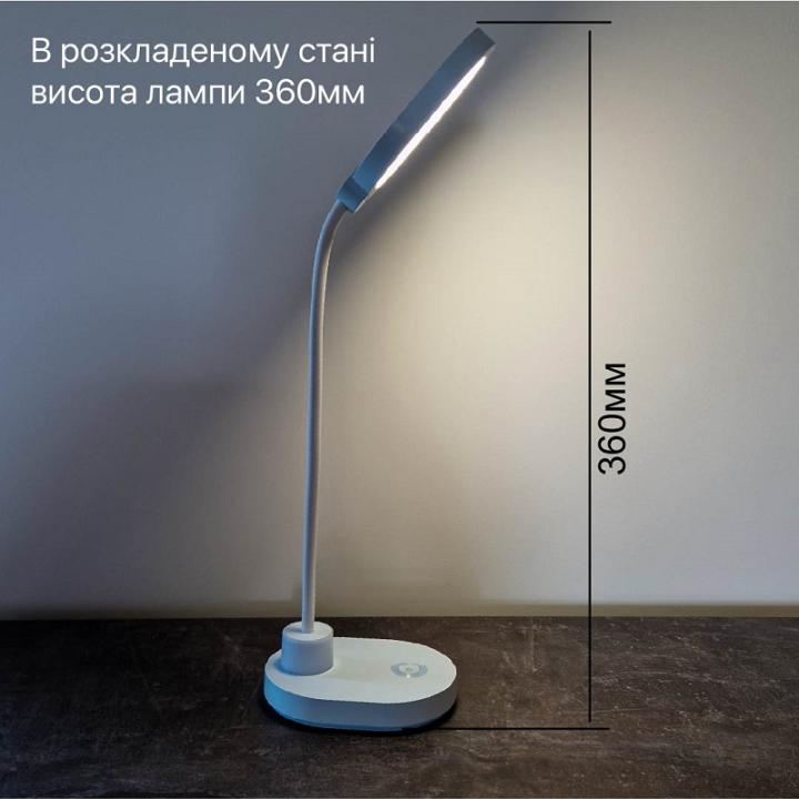 Фото Світильник настільний акумуляторний LED Violux ASPEN 6W білий 540003  - Магазин MASMART
