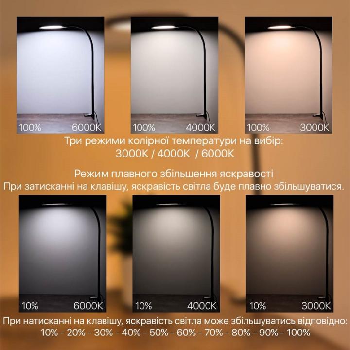 Фото Світильник настільний акумуляторний LED Violux FLEX 10W білий 541001  - Магазин MASMART