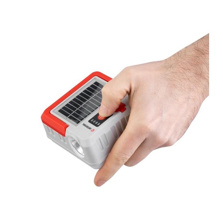 Фото Фонарь INTERTOOL 1LED + 28SMD с функцией Power Bank (LB-0216)  - Магазин MASMART