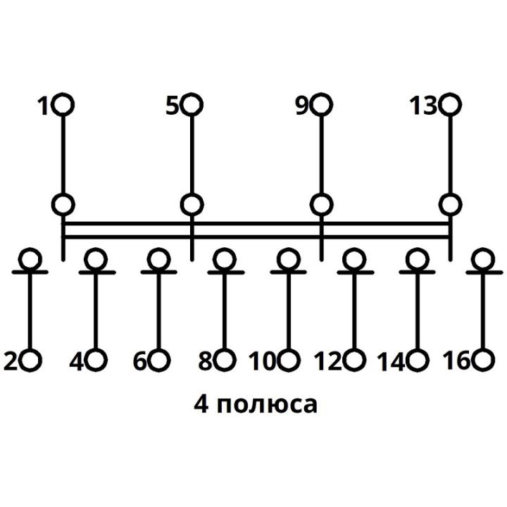 Фото Перемикач навантаження Takel 4p 40A 230B SFM  - Магазин MASMART