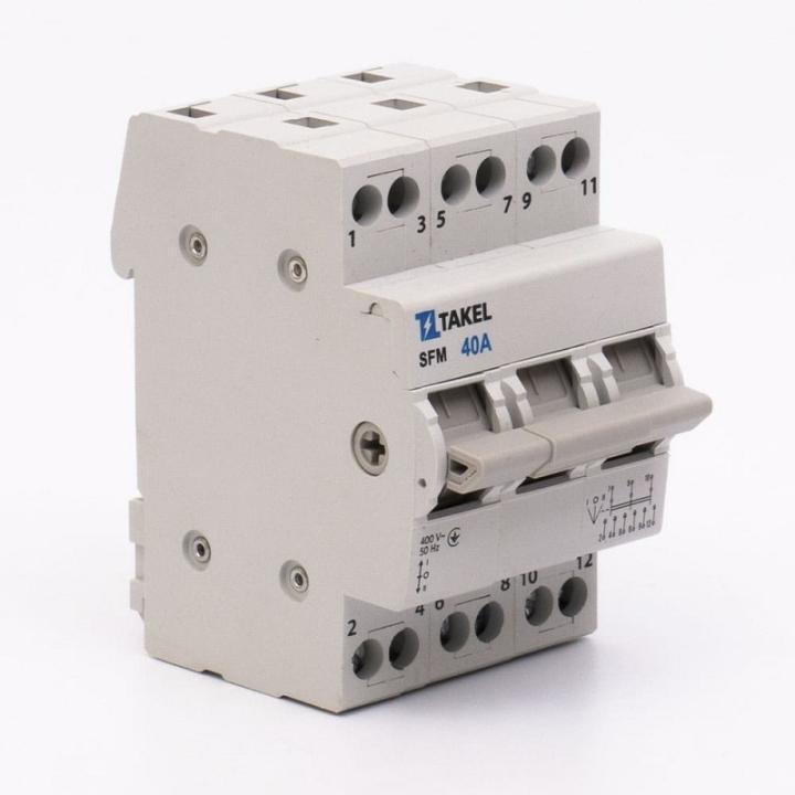 Фото Переключатель нагрузки Takel 3p 40A 230B SFM - Магазин MASMART