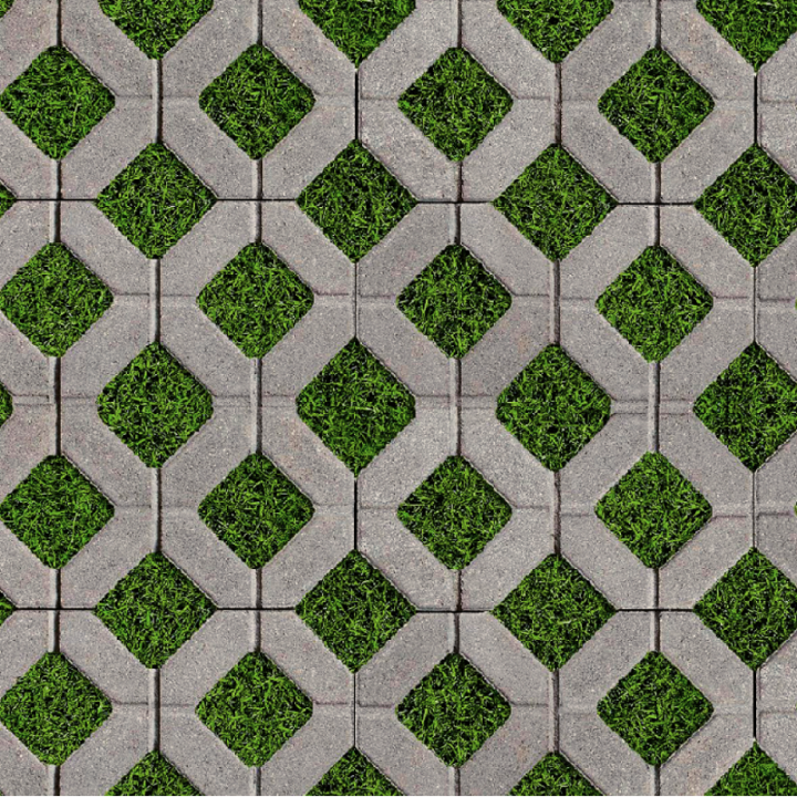 Фото Паркувальна решітка Brukland 600х400х80мм (сірий)  - Магазин MASMART