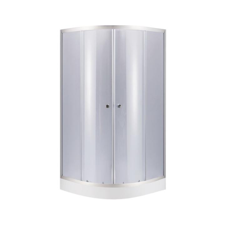 Фото Душевая кабина Lidz Latwa SC80x80.SAT.LOW.GR 90х90, стекло тонированное 4 мм + душевой поддон Kupala ST80x80x16 42550 - Магазин MASMART