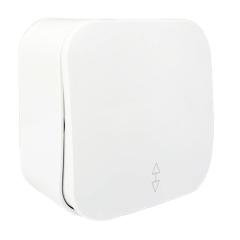 Фото Выключатель одинарный проходной AWM DARA белый  - Магазин MASMART