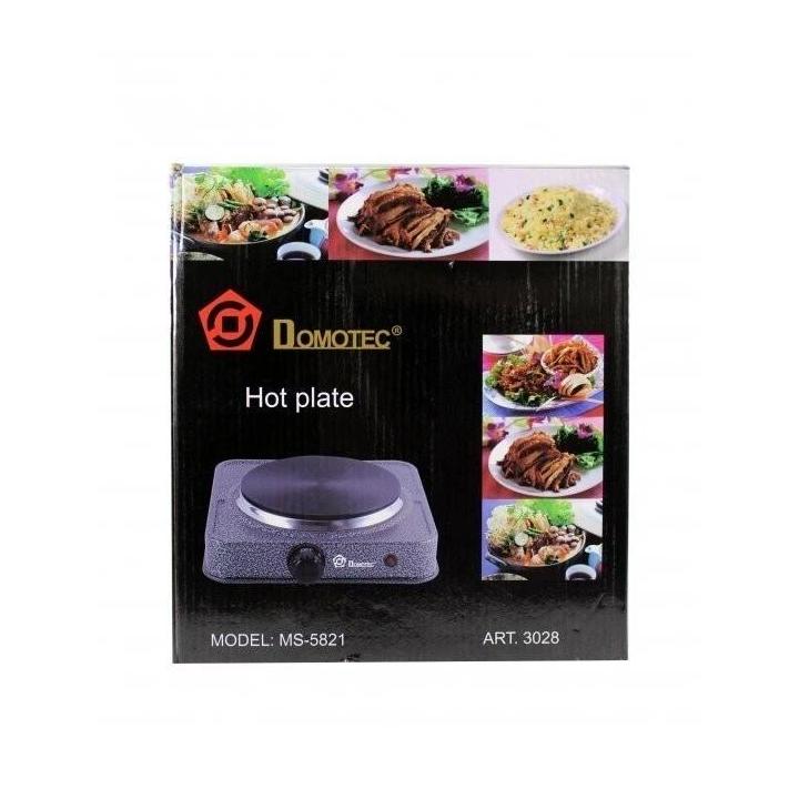 Фото Электроплита Domotec MS-5821 (дисковая на 1 конфорку/1Д)  - Магазин MASMART