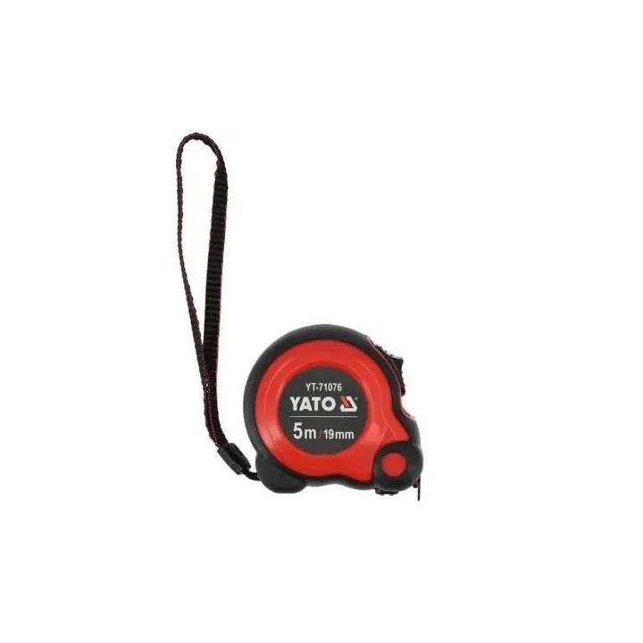 Фото Рулетка 5м/19мм YATO YT-71076 с двойной блокировкой  - Магазин MASMART