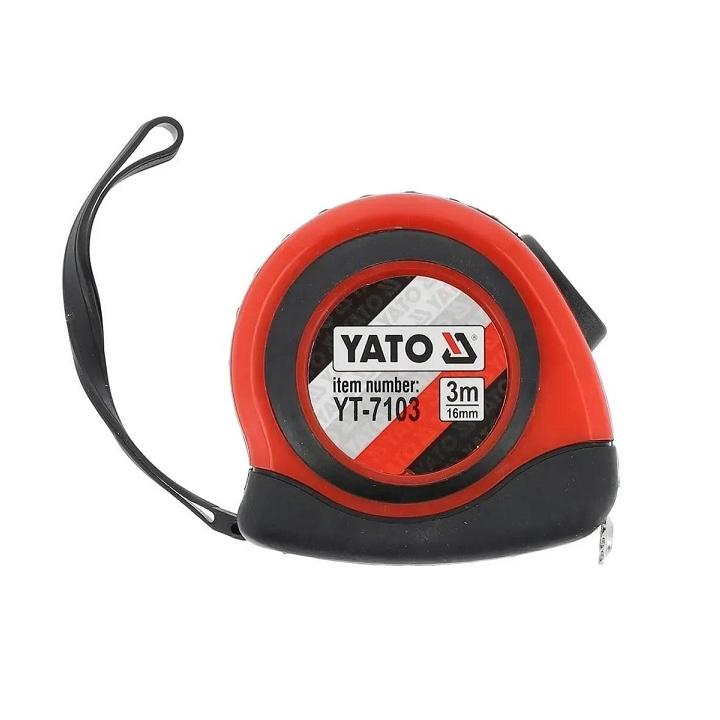 Фото Рулетка 3м/16мм с магнитом YATO YT-7103 - Магазин MASMART