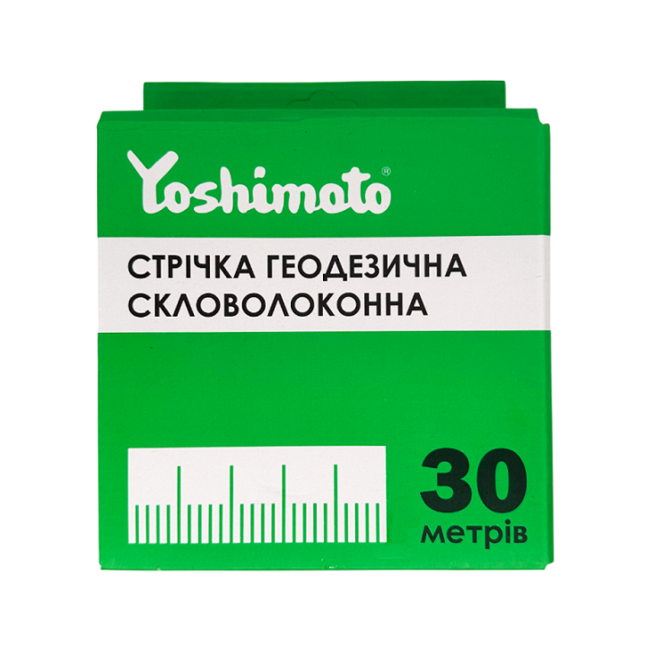 Фото Рулетка геодезична скловолоконна Yoshimoto 30м (Y24-140)  - Магазин MASMART