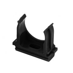 Фото Крепление для труб 20 мм черное  - Магазин MASMART