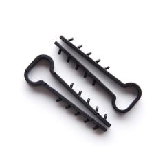 Фото Дюбель-ялинка (затиск) 10 мм (плоска) чорна  - Магазин MASMART