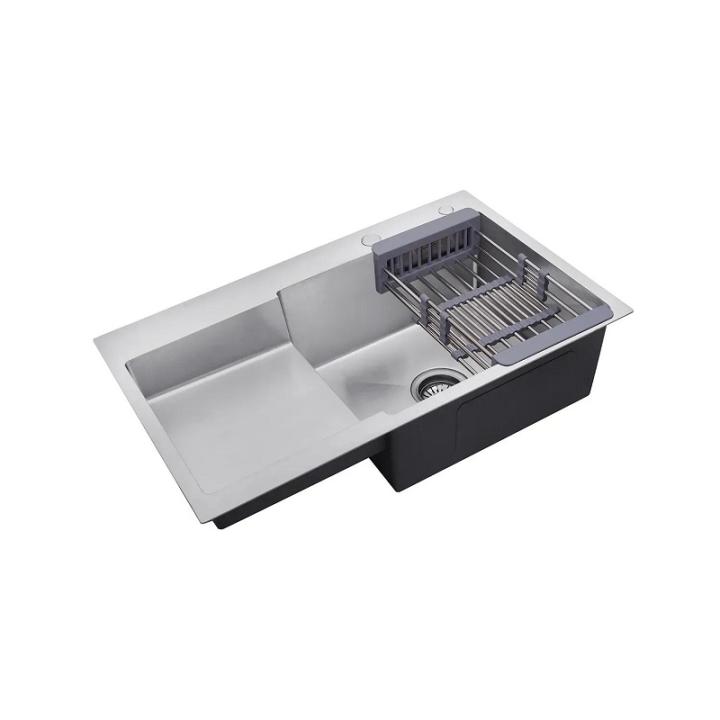 Фото Кухонная мойка Kroner KRP Geburstet-7848RHM  - Магазин MASMART