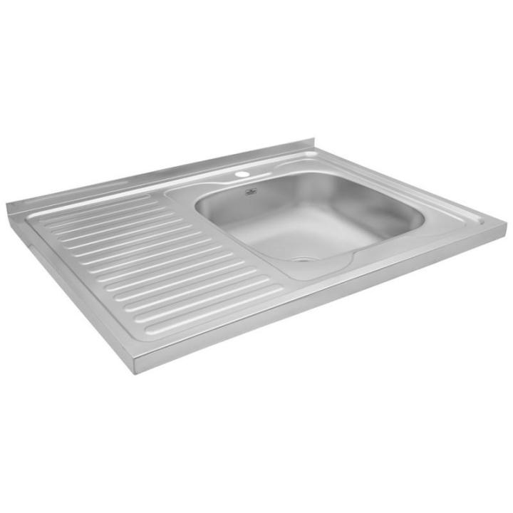 Фото Кухонна мийка накладна Kroner KRP Dekor - 6080R (0,6 мм)  - Магазин MASMART