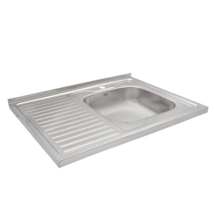 Фото Кухонная мойка накладная Kroner KRP Dekor-6080R (0,6 мм)  - Магазин MASMART