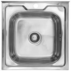 Фото Кухонная мойка накладная Kroner KRP Polierte – 5050 (0,6 мм)  - Магазин MASMART