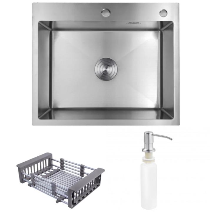 Фото Кухонная мойка Kroner KRP Geburstet - 6050HM  - Магазин MASMART