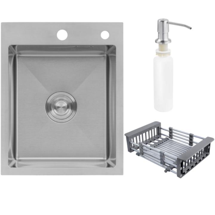 Фото Кухонна мийка Kroner KRP Geburstet - 4050HM  - Магазин MASMART