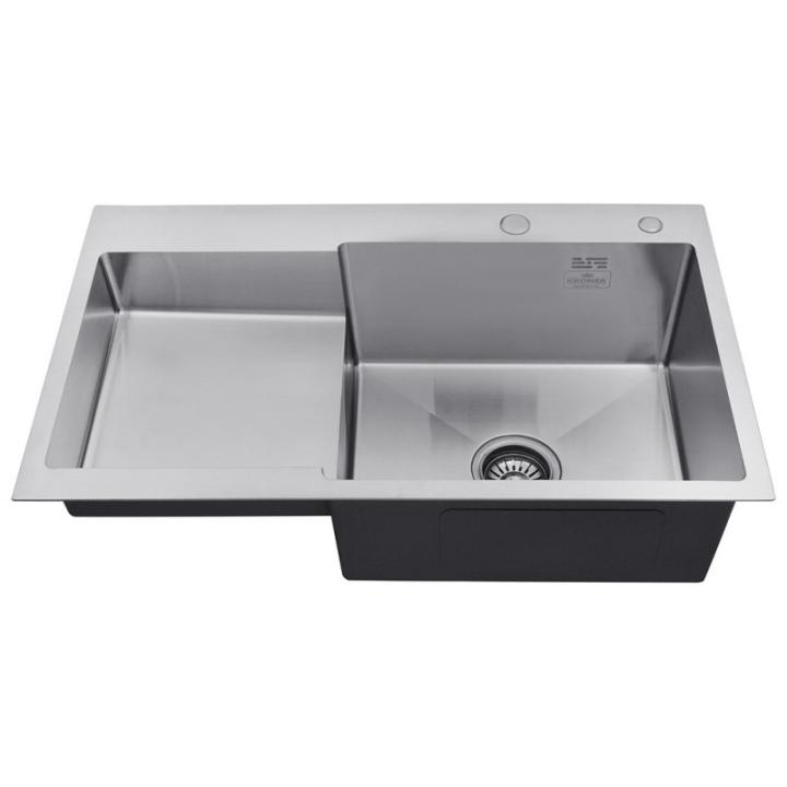 Фото Кухонная мойка Kroner KRP Geburstet-7848RHM  - Магазин MASMART
