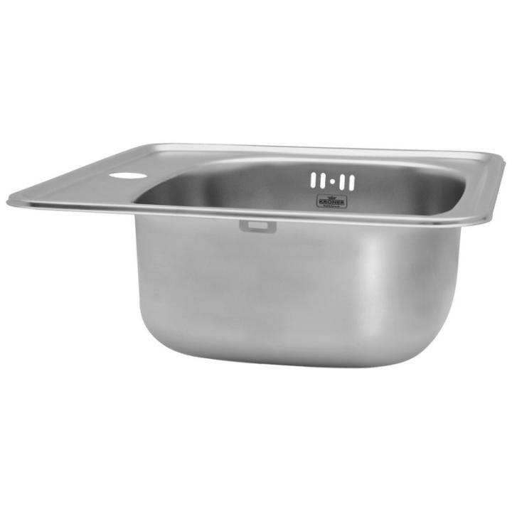 Фото Кухонная мойка Kroner KRP Satin – 3838 (0,6 мм)  - Магазин MASMART