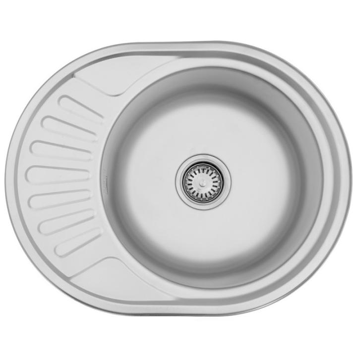 Фото Кухонная мойка Kroner KRP Satin – 5745 (0,8 мм) - Магазин MASMART