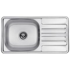 Фото Кухонная мойка Kroner KRP Satin – 7642 (0,8 мм)  - Магазин MASMART
