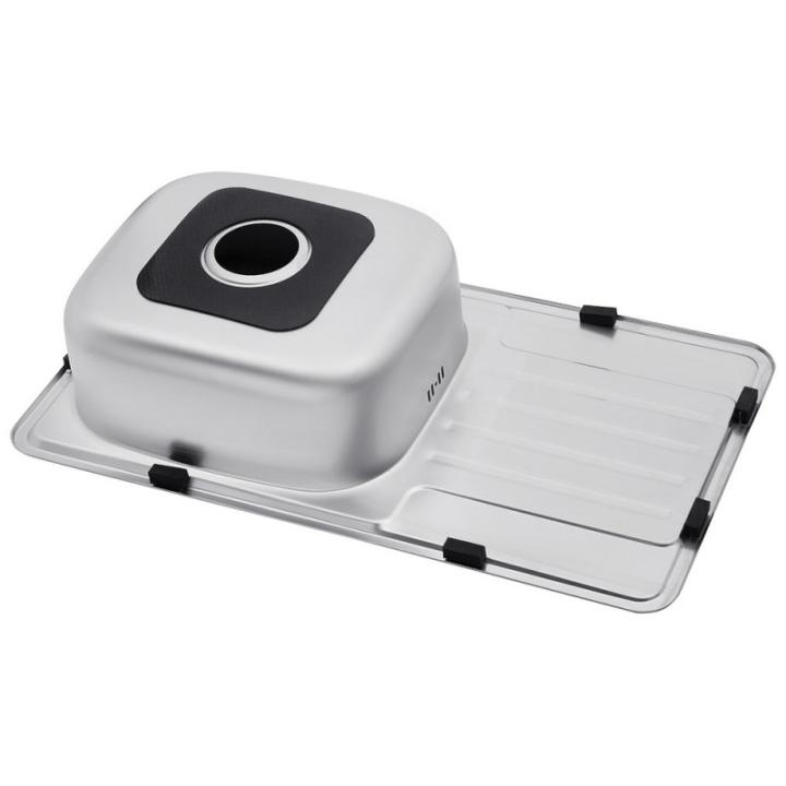 Фото Кухонна мийка Kroner KRP Satin - 7642 (0,8 мм)  - Магазин MASMART