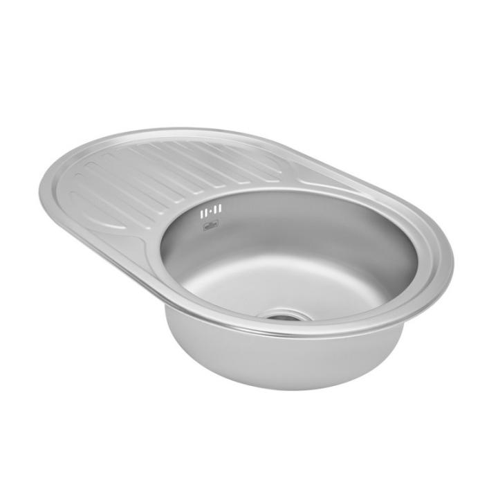 Фото Кухонная мойка Kroner KRP Satin – 7750 (0,8 мм)  - Магазин MASMART