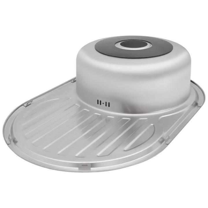 Фото Кухонна мийка Kroner KRP Satin - 7750 (0,8 мм)  - Магазин MASMART