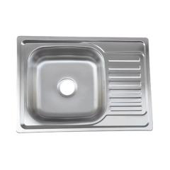 Фото Кухонна мийка Platinum 6950D (декор) (0,8 мм)  - Магазин MASMART