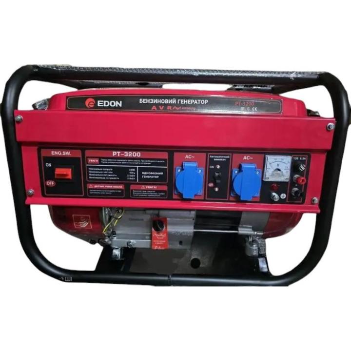 Фото Генератор бензиновый EDON 2,5/2,8 кВт PT-3200 ручной старт - Магазин MASMART
