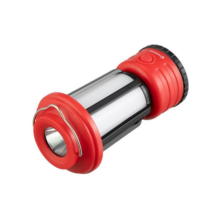Фото Фонарь аккумуляторный подвесной кемпинговый Intertool 1 LED + 8 SMD LB-0210  - Магазин MASMART