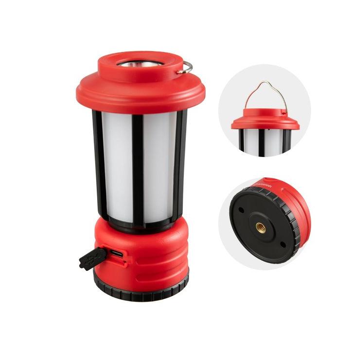 Фото Фонарь аккумуляторный подвесной кемпинговый Intertool 1 LED + 8 SMD LB-0210  - Магазин MASMART