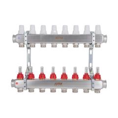 Фото Колекторна група 1"х3/4" 8 виходів Icma №К073 з...  - Магазин MASMART