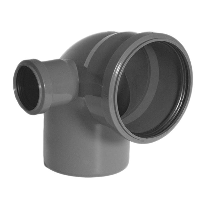 Фото Колено канализационное складное Reiger Ø110/50х90° вправо - Магазин MASMART