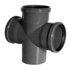 Фото Крестовина канализационная Ø110/110/110х87° Reiger  - Магазин MASMART