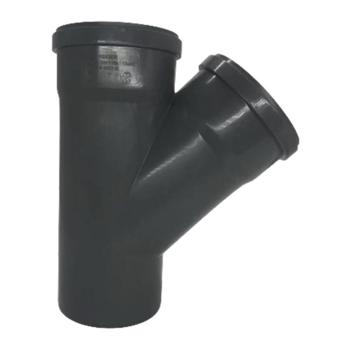 Фото Тройник канализационный Ø50/50х45° Reiger - Магазин MASMART