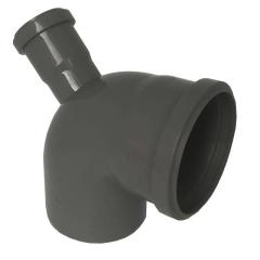 Фото Коліно каналізаційне складне Reiger Ø110х90°/50х45° назад  - Магазин MASMART