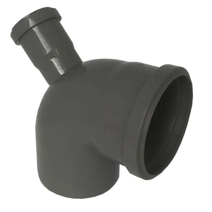 Фото Колено канализационное складное Reiger Ø110х90°/50х45° назад - Магазин MASMART