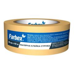 Фото Стрічка малярна 38 мм (40 м) Farbex  - Магазин MASMART