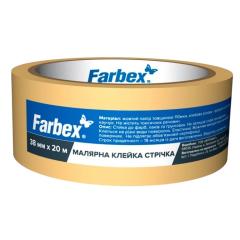 Фото Стрічка малярна 38 мм (20 м) Farbex  - Магазин MASMART