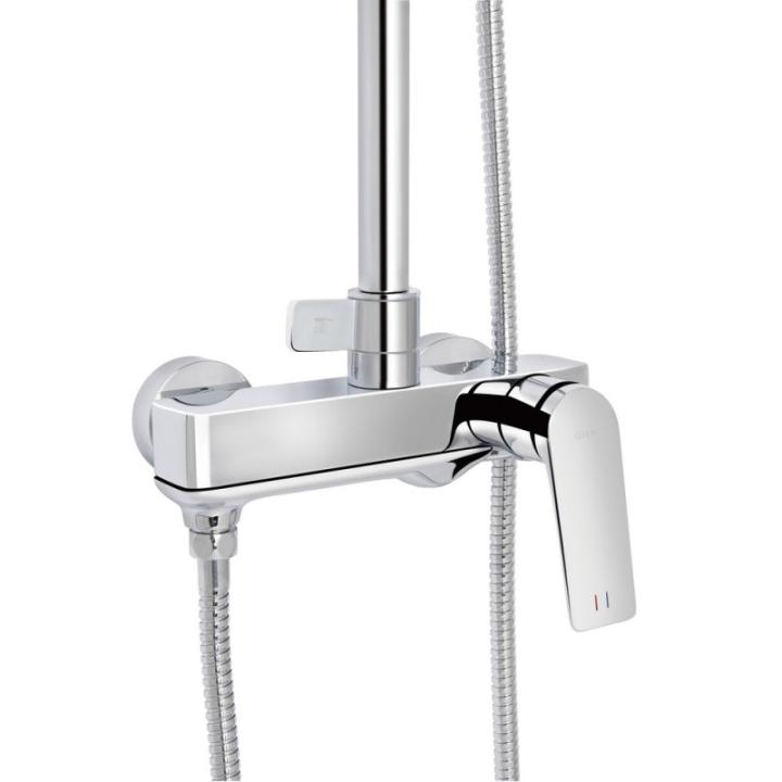 Фото Душова система Qtap Vlasta New на три споживача (з виливом) QTVLA111CRM45650 Chrome  - Магазин MASMART