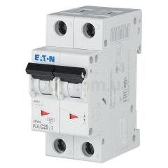 Фото Автоматичний вимикач 2P PL6 25А С 6кА Eaton (Moeller)  - Магазин MASMART