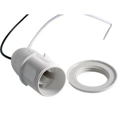 Фото Патрон пластиковый Lemanso E14 LM2510 (провода 15см)  - Магазин MASMART