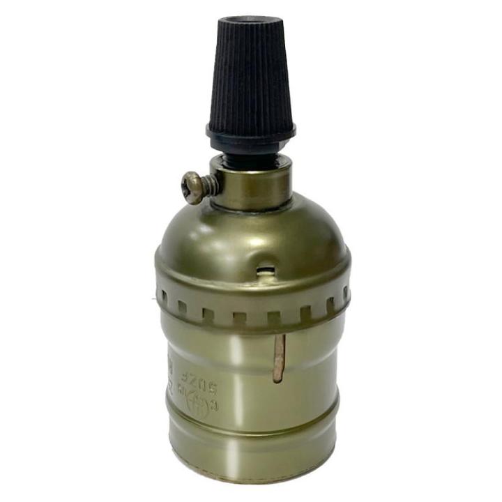 Фото Патрон декоративний Е27 алюміній-антично рожевий 4А (65-35-04) - Магазин MASMART