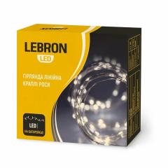 Фото Гирлянда LED Lebron 5м капли росы на батарейках (3*AA)...  - Магазин MASMART