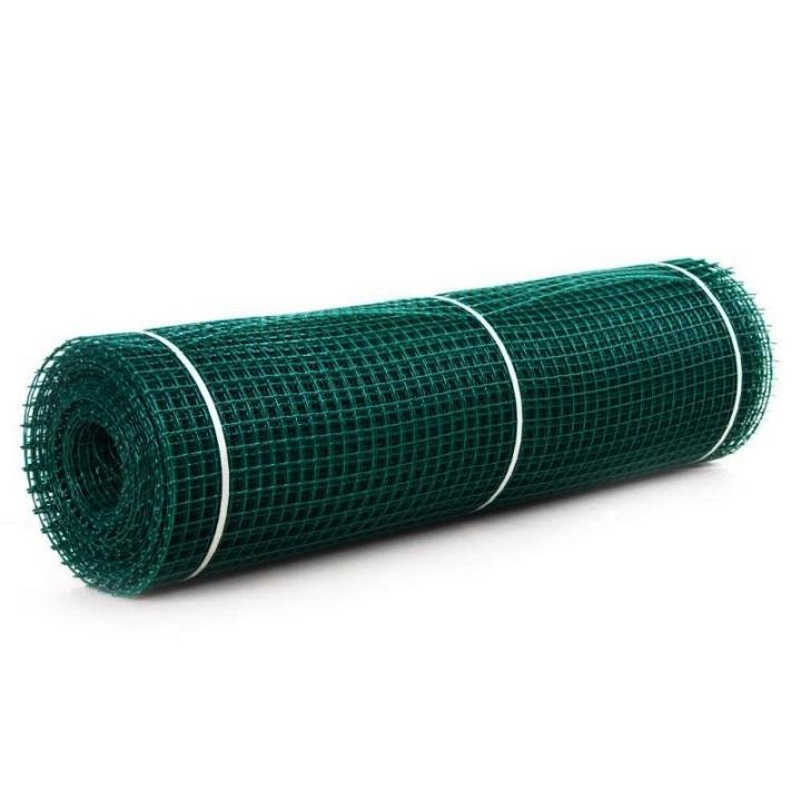 Фото Сетка пластиковая декоративная Клевер 1,0х20м (20х20) темно-зеленая  - Магазин MASMART