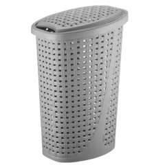 Фото Корзина для білизни Orion Slim 45л сіра  - Магазин MASMART