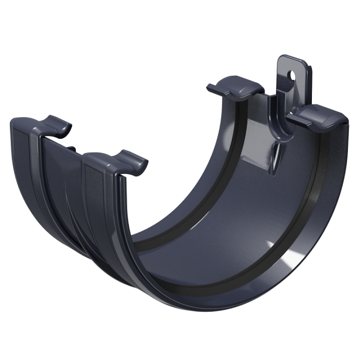 Фото Соединитель желоба Regenau 125 графит - Магазин MASMART