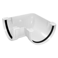 Фото Кут ринви 90° Regenau 125 білий  - Магазин MASMART